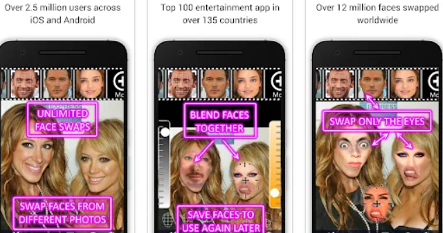 yuz degistirme programi android